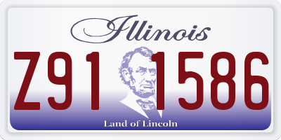 IL license plate Z911586