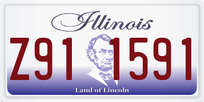 IL license plate Z911591