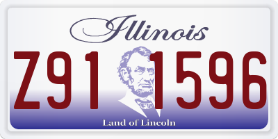 IL license plate Z911596