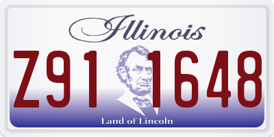 IL license plate Z911648