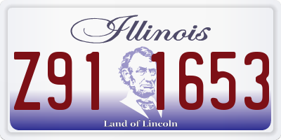 IL license plate Z911653