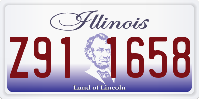 IL license plate Z911658