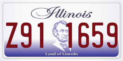 IL license plate Z911659
