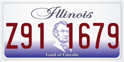 IL license plate Z911679
