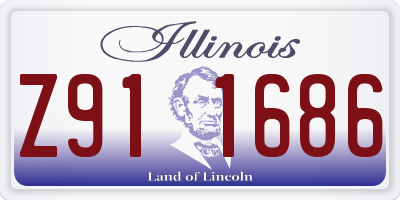 IL license plate Z911686