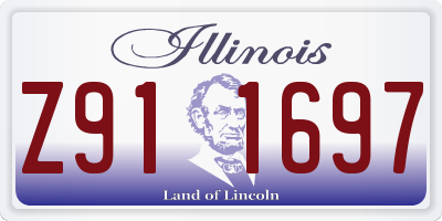 IL license plate Z911697