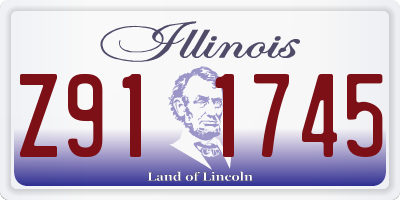 IL license plate Z911745