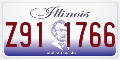 IL license plate Z911766