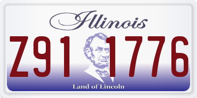 IL license plate Z911776