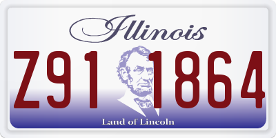 IL license plate Z911864