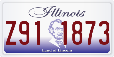 IL license plate Z911873