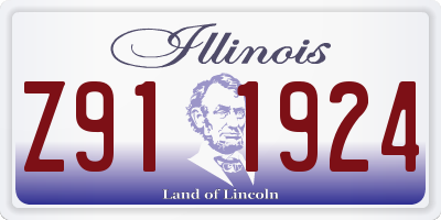 IL license plate Z911924