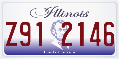 IL license plate Z912146