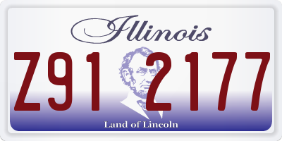 IL license plate Z912177