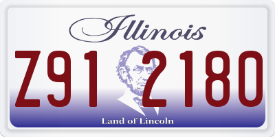 IL license plate Z912180
