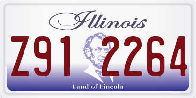 IL license plate Z912264