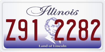 IL license plate Z912282