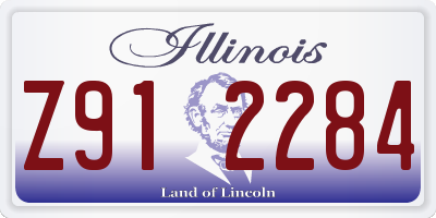 IL license plate Z912284