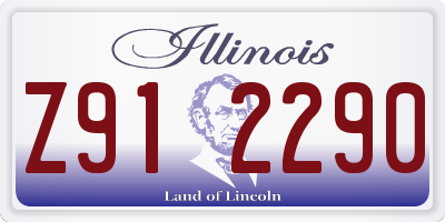 IL license plate Z912290