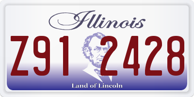 IL license plate Z912428