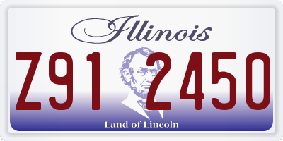 IL license plate Z912450