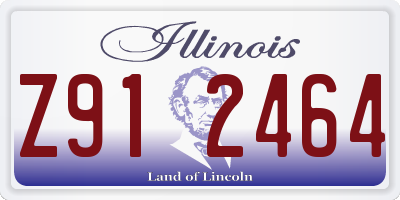 IL license plate Z912464