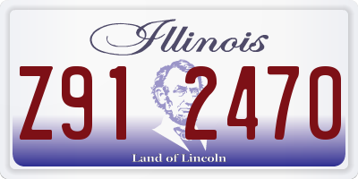 IL license plate Z912470