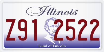 IL license plate Z912522
