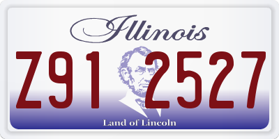 IL license plate Z912527