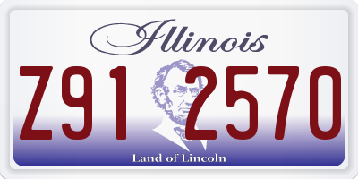 IL license plate Z912570