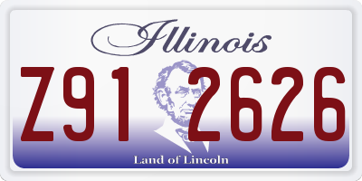 IL license plate Z912626