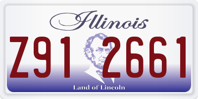 IL license plate Z912661