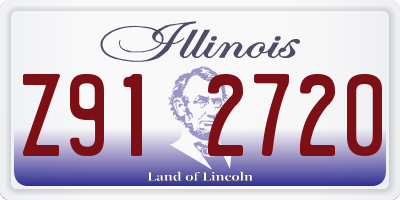 IL license plate Z912720