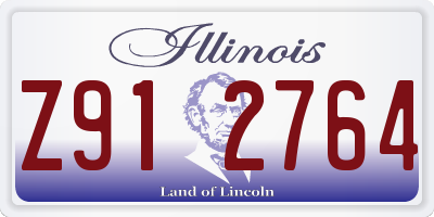 IL license plate Z912764