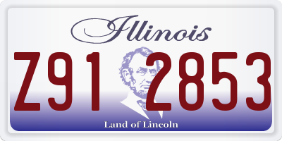 IL license plate Z912853