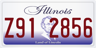 IL license plate Z912856