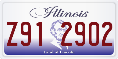 IL license plate Z912902