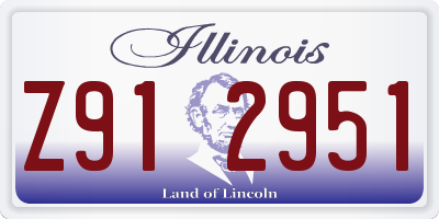 IL license plate Z912951