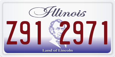 IL license plate Z912971