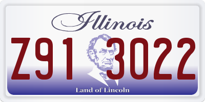 IL license plate Z913022