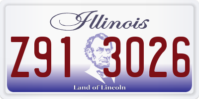 IL license plate Z913026