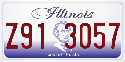 IL license plate Z913057