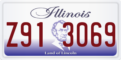 IL license plate Z913069