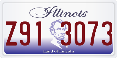 IL license plate Z913073