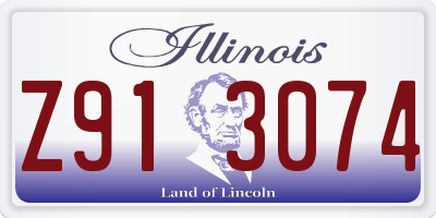 IL license plate Z913074
