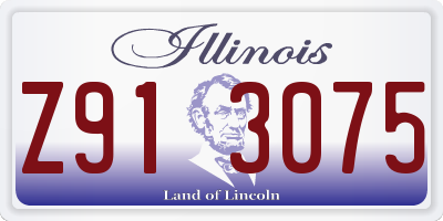 IL license plate Z913075