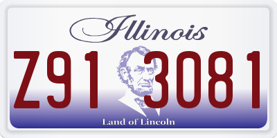IL license plate Z913081