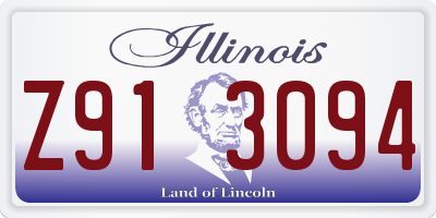 IL license plate Z913094