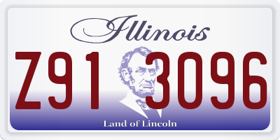 IL license plate Z913096