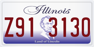 IL license plate Z913130